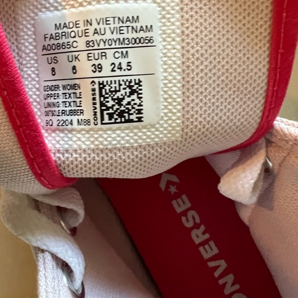 Pink Platform Converse - Picture 3 of 5